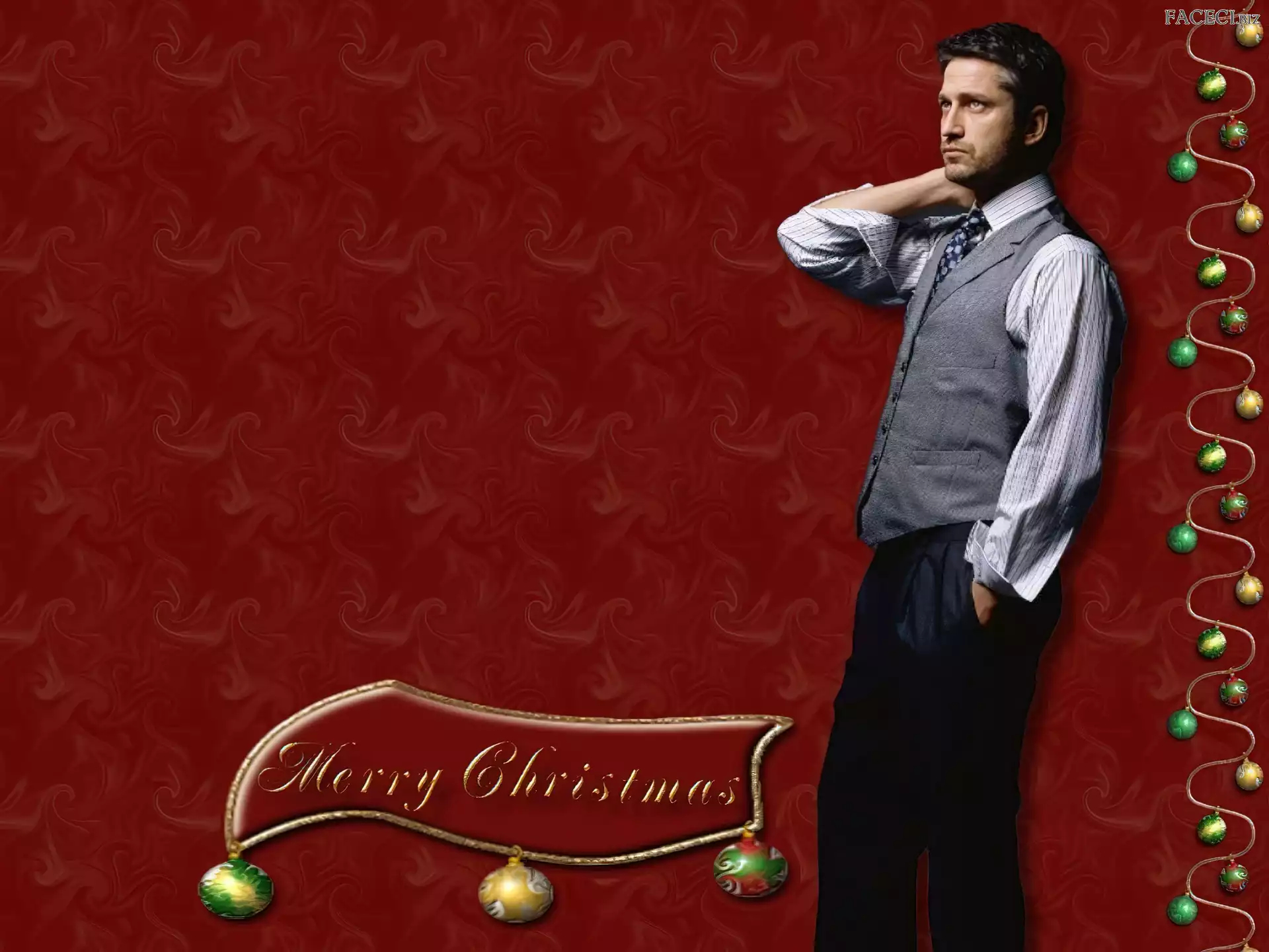 koszula, Gerard Butler, kamizelka